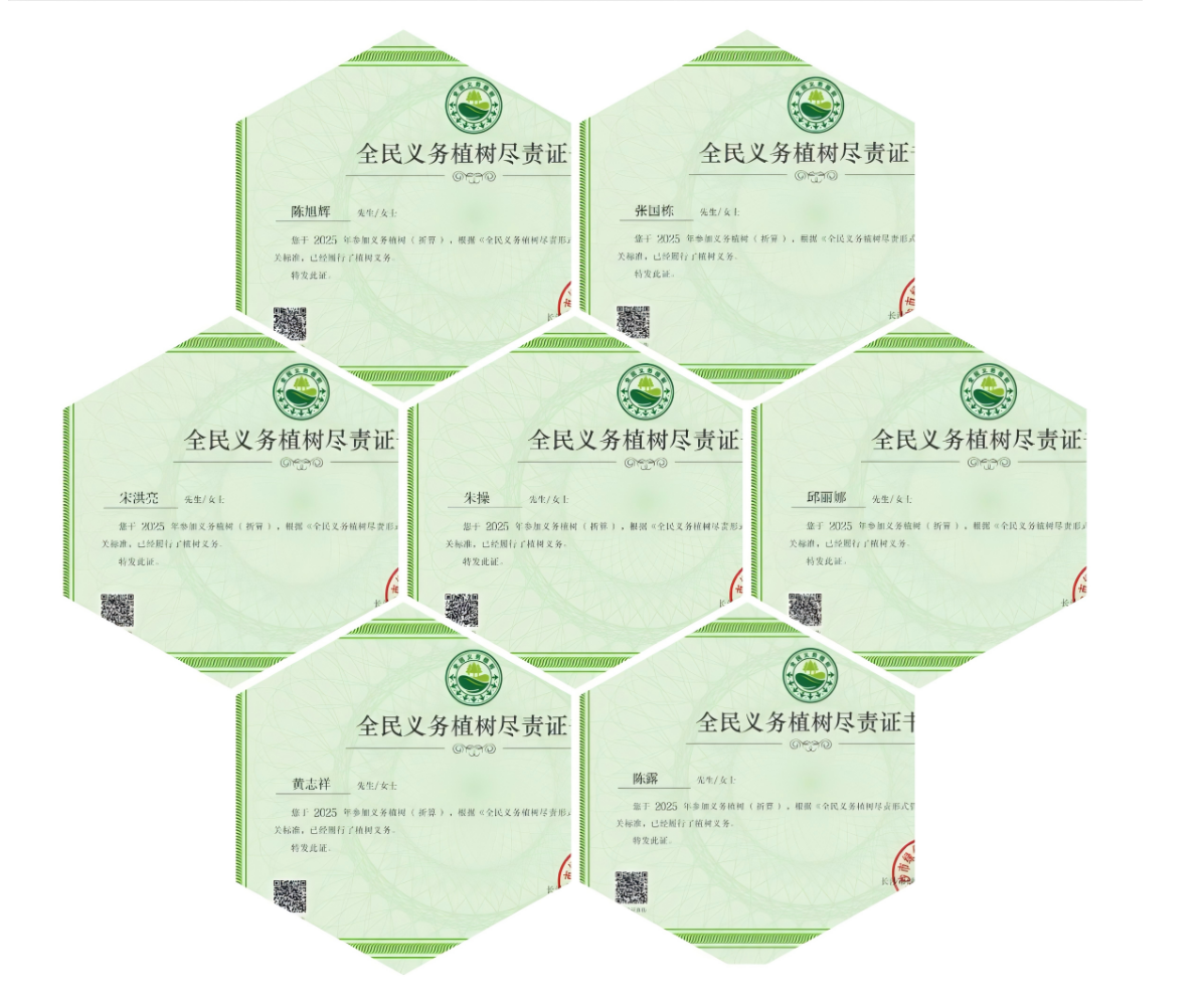 “携手种树，共筑绿色长沙”中慧力祥项目管理有限公司开展2025年植树节主题活动
